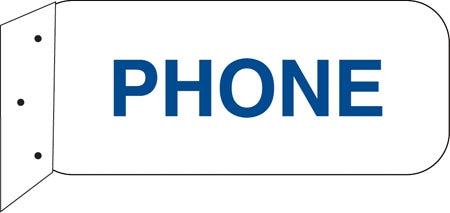 Aluminum Sign- "Phone"