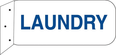 Aluminum Sign- "Laundry"