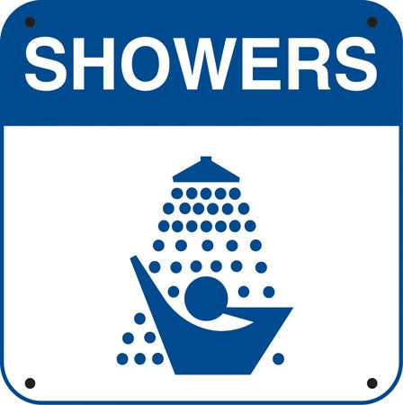 .040 Aluminum- "Showers" and Symbol