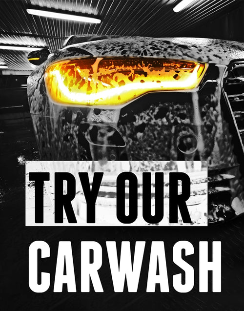 Try Our Car Wash- 22"w x 28"h Insert