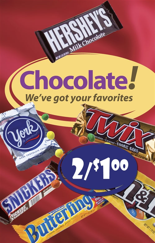 Squawker Price Insert- "Chocolate!"