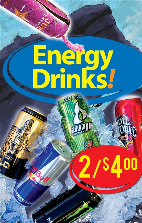Squawker Price Insert- "Energy Drinks!"