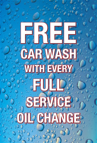 Squawker Insert- "FREE Car Wash"