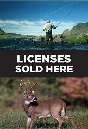 Squawker Insert- "Licenses Sold Here"