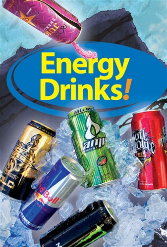 Energy Drinks- Reusable Static Cling