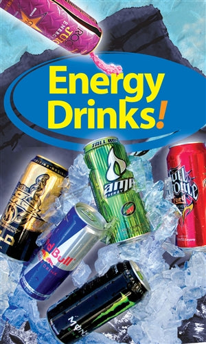 Vertical Pump Topper- "Energy Drinks"