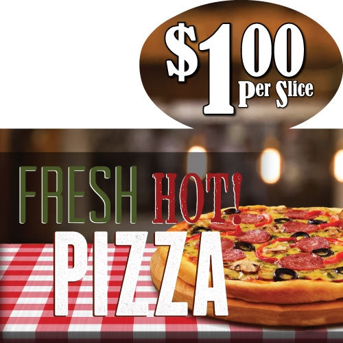 Pizza- 20"w x 20"h Price Burst Insert