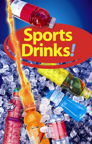Sports Drinks- 28" x 44" .020 Styrene Insert