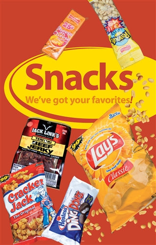 Snacks- 28" x 44" .020 Styrene Insert