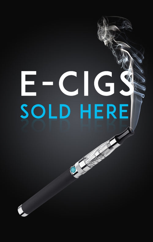 E-Cigs Sold Here- 28" x 44" .020 Styrene Insert