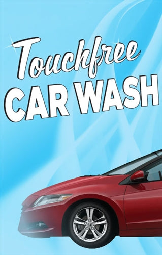 Touchfree Car Wash- 28" x 44" .020 Styrene Insert
