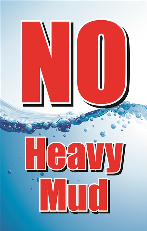 NO Heavy Mud- 28" x 44" .020 Styrene Insert