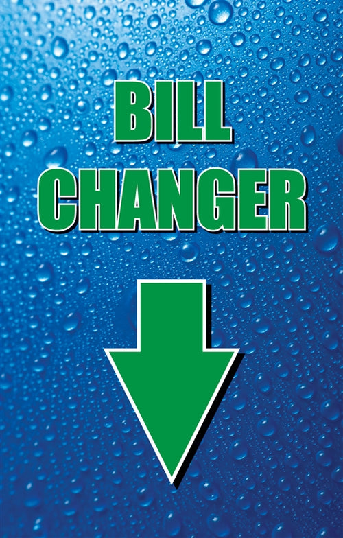 "Bill Changer" (Down)- 28" x 44" .020 Styrene Insert
