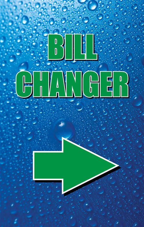 "Bill Changer" (Right)- 28" x 44" .020 Styrene Insert