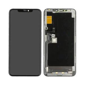 شاشة لمس أصلية لهاتف Apple iPhone 11 Pro Max 605-05895 661-14099 (حزمة الخدمة) عالمية باللون الأسود - EUTOPING