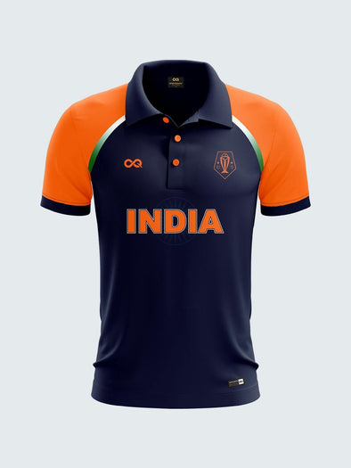 indian cricket orange jersey