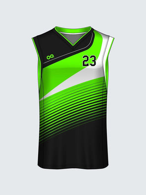 basketball jersey design light green