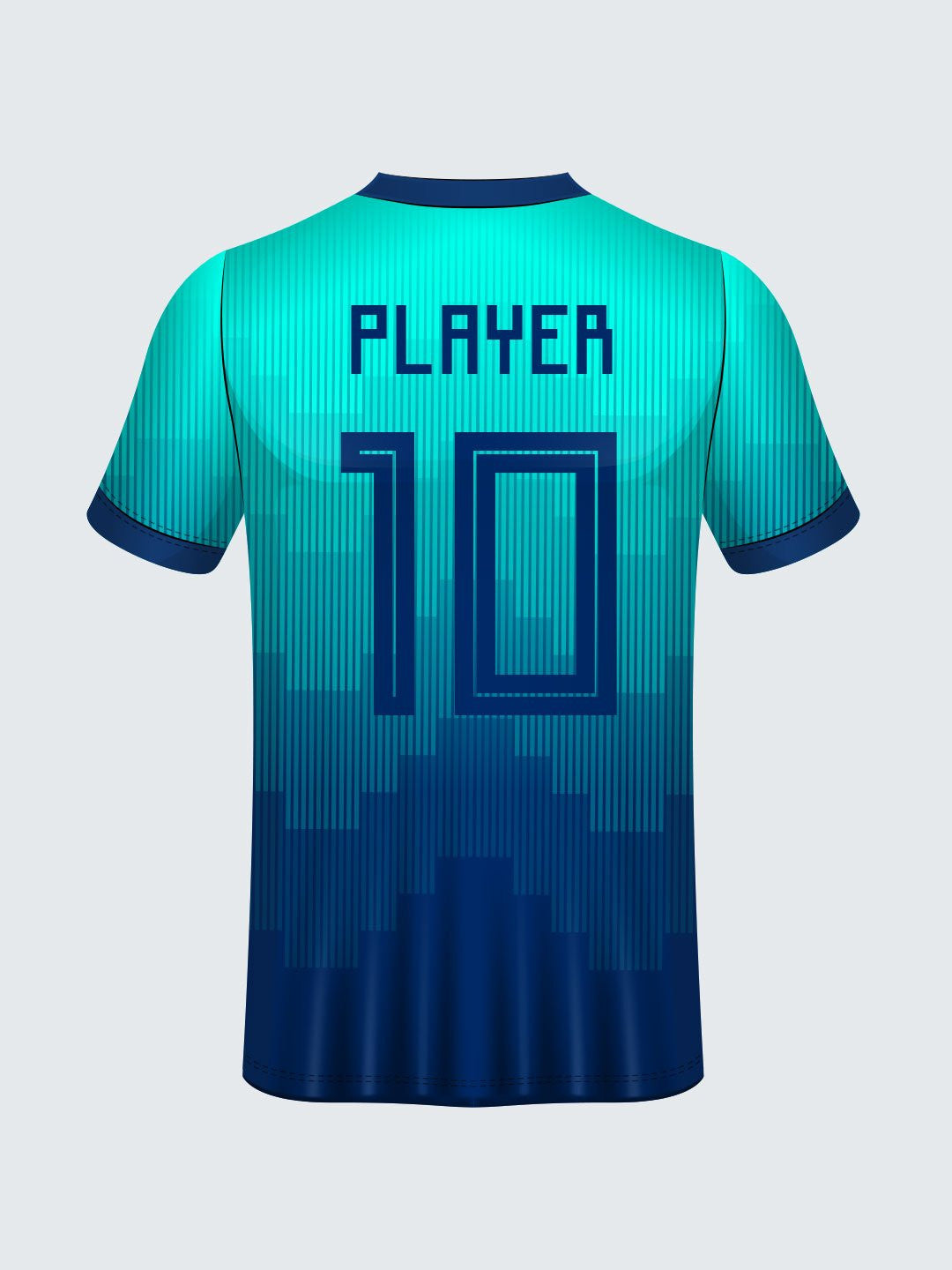 blue color cricket jersey