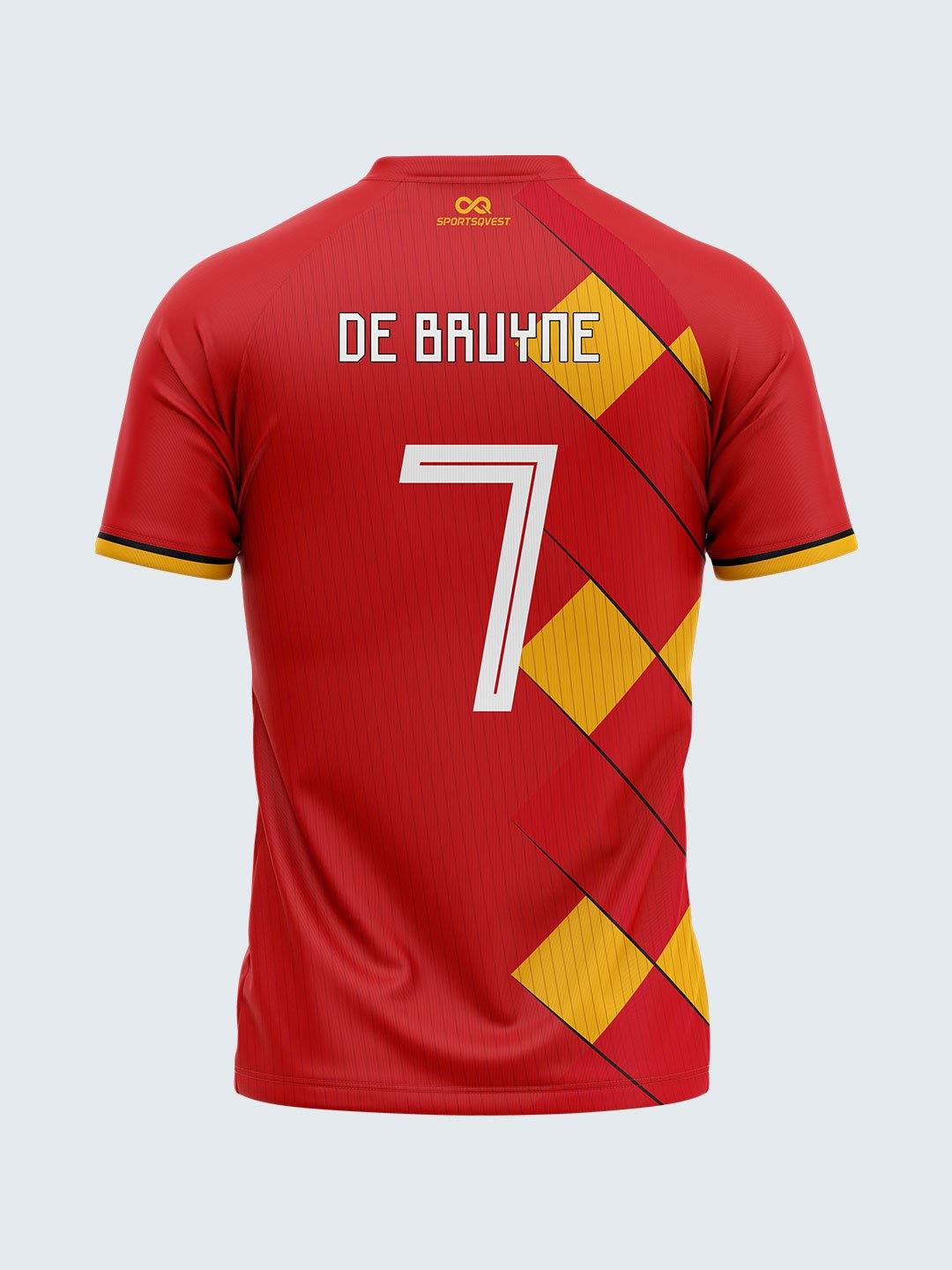 de bruyne belgium jersey