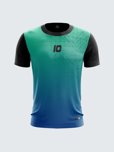 blue and black cricket jersey