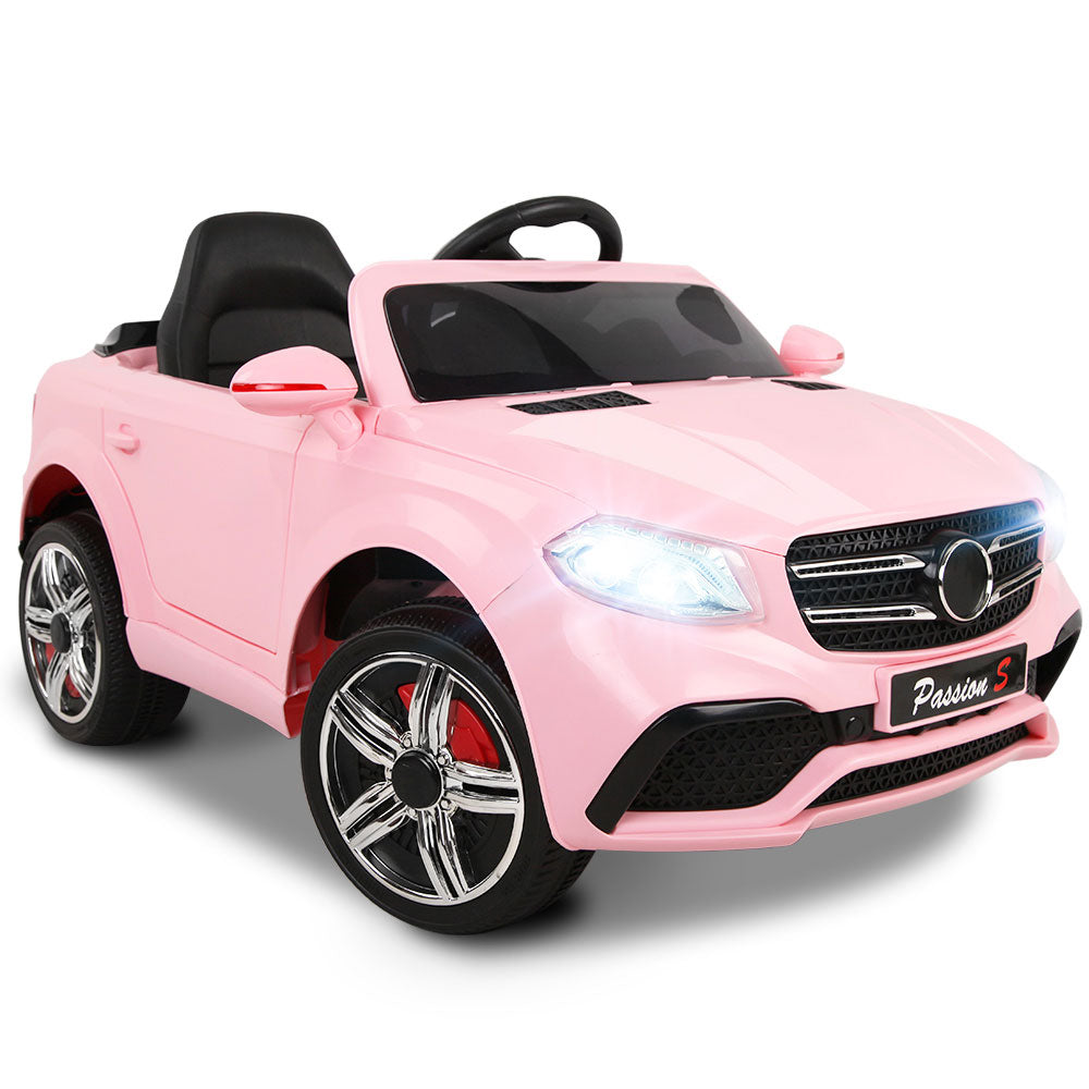 pink electric car