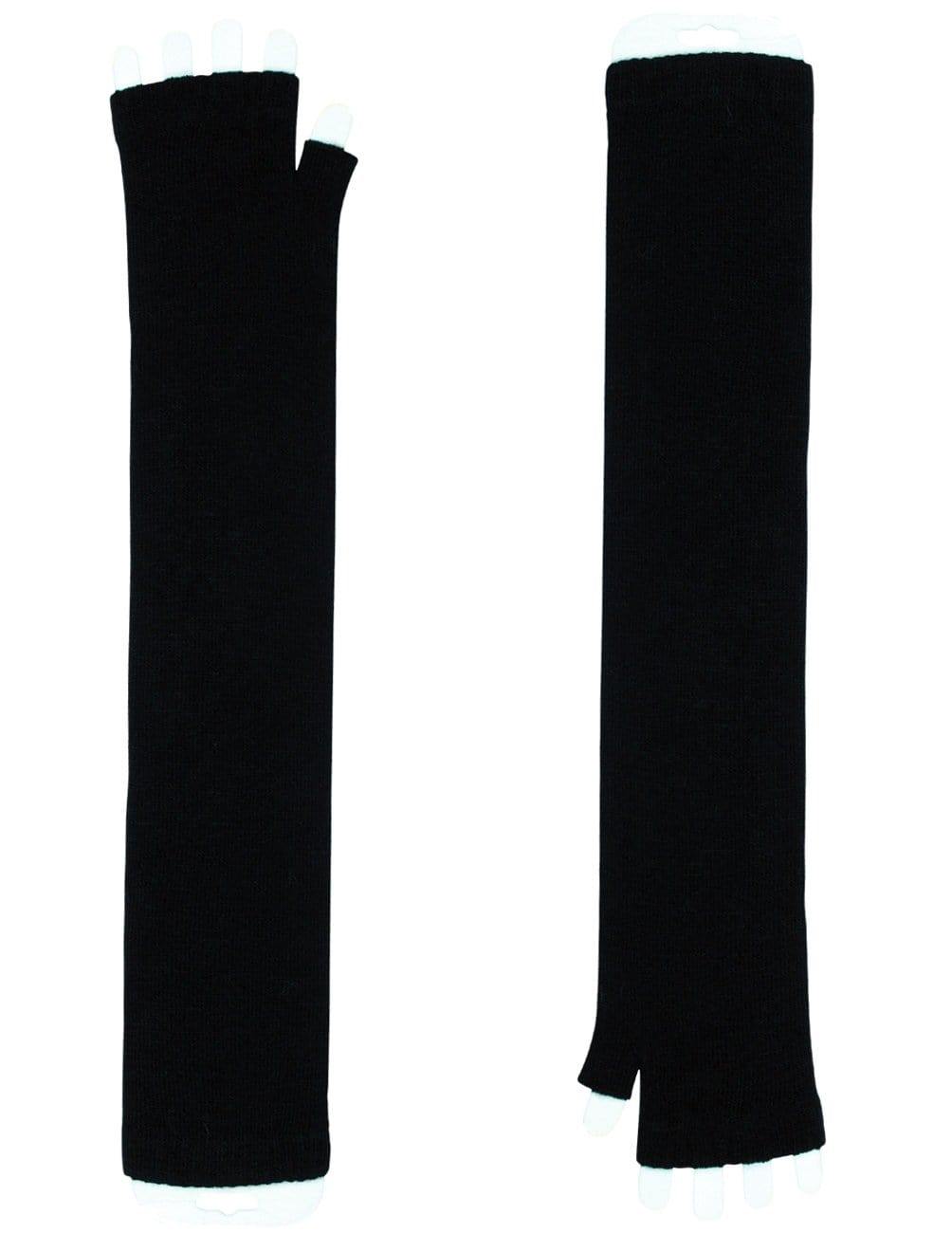 Dahlia Classic Simple Solid Color Acrylic Fingerless Long Arm Warmer