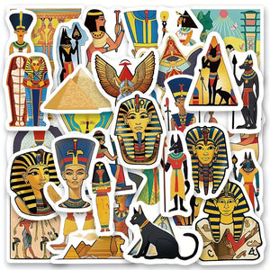 Ancient Egypt Stickers - Moon Dragon  - Art Of Ancient Egypt