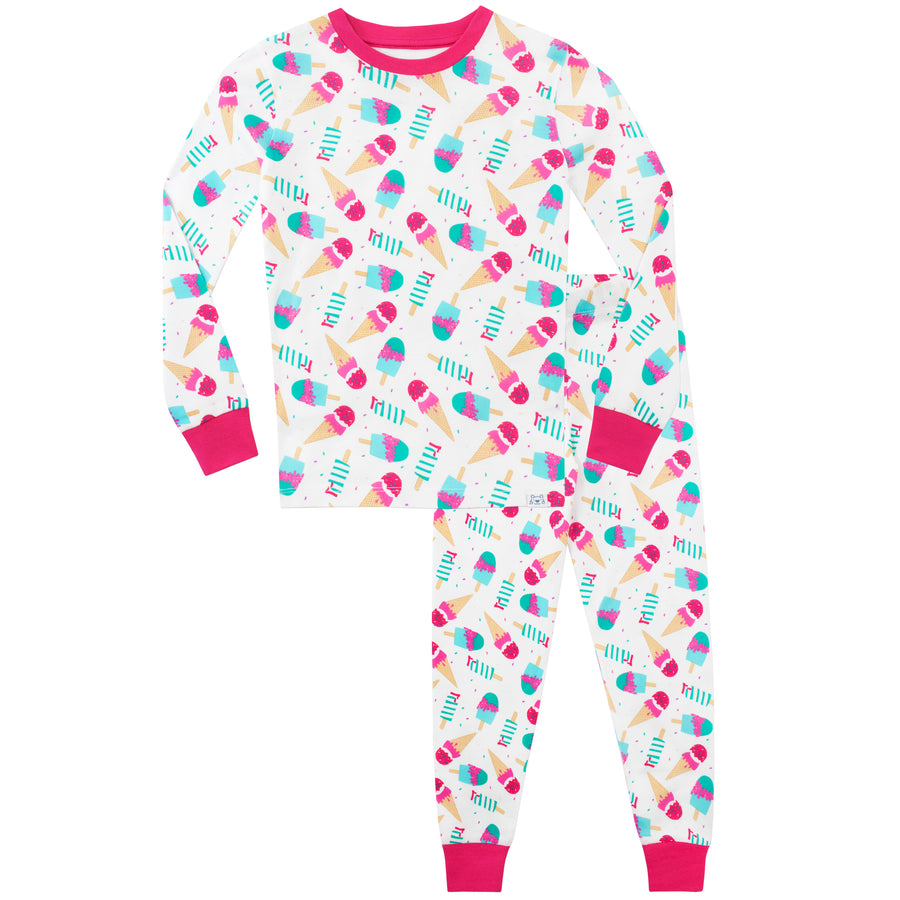 Clothing Harry Bear Girls Ice Cream Short Pyjamas Pyjama Sets