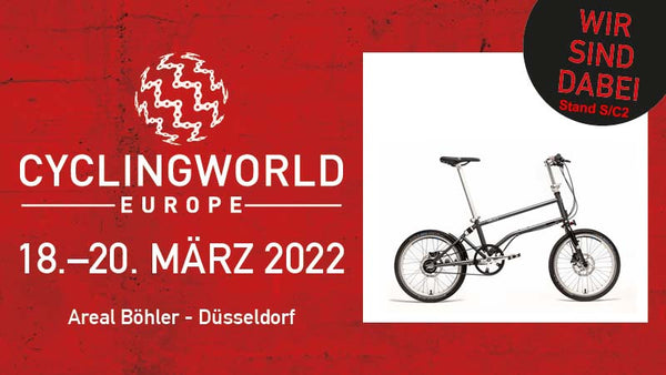 VELLO ist auf der CYCLINGWORLD Fahrrad Messe Düsseldorf 2022 mit Faltrad und Klapprad