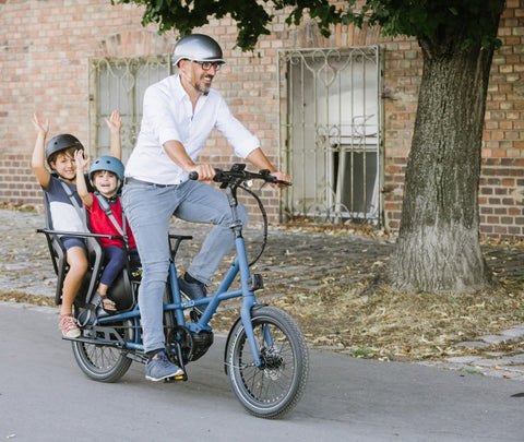 VELLO SUB, Cargo Bike, Familienfahrrad, Lastenfahrrad für Familien, Kindersitze, Kinderfahrradsitz