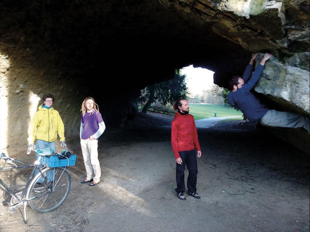 Florian, David, Ben et Fred au Pont du Diable