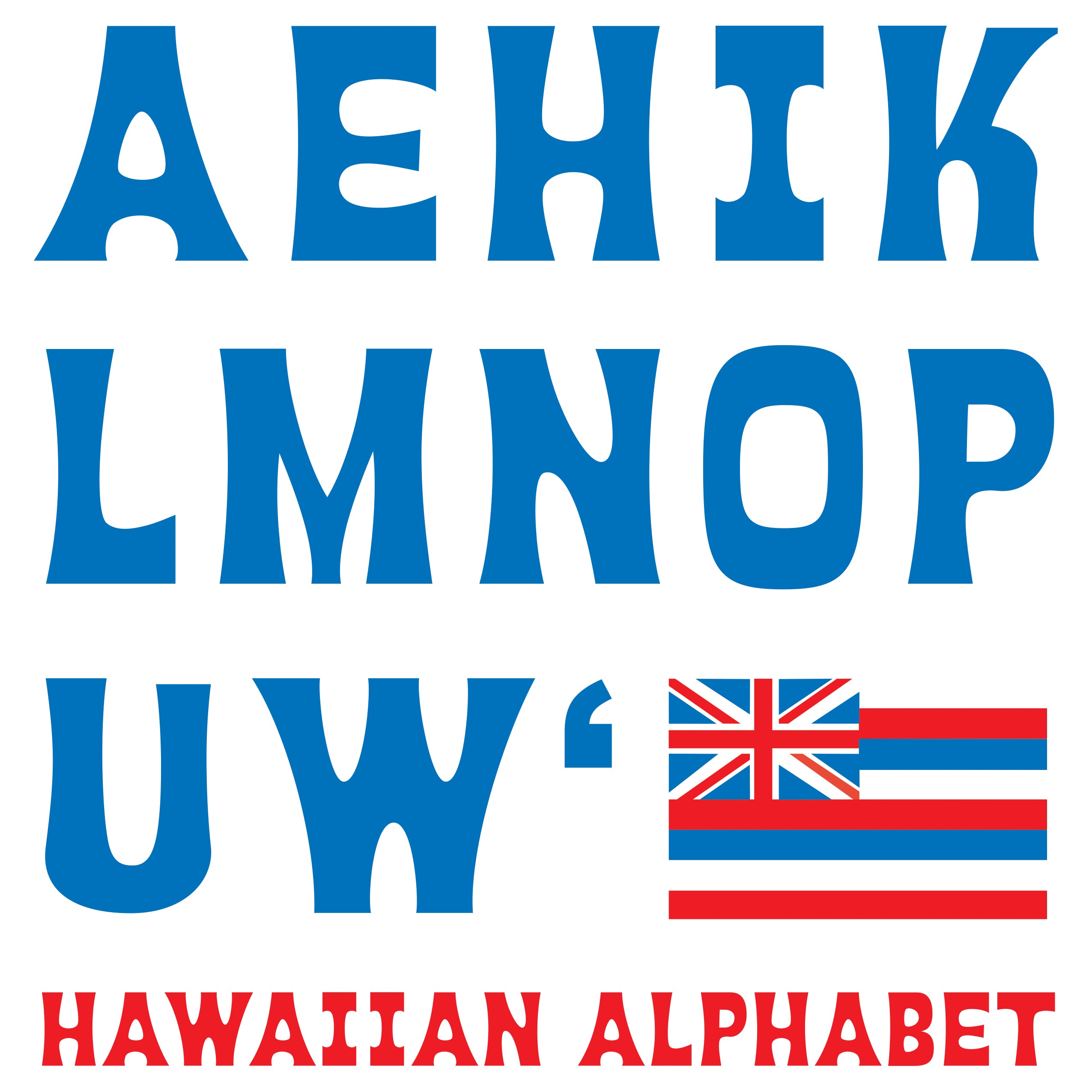 What Are The 13 Letters In The Hawaiian Alphabet