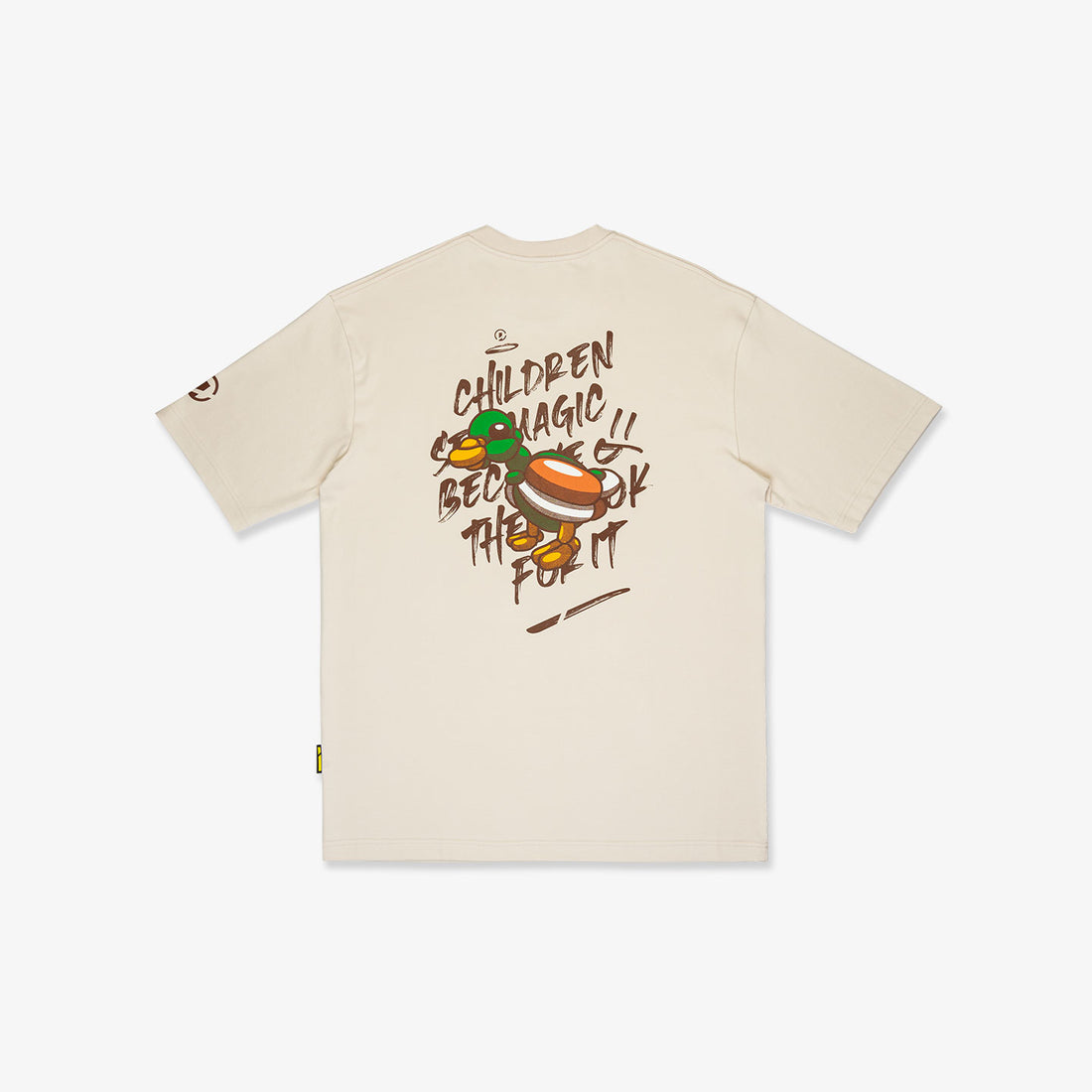 Balloon Duck Oversized Tee Beige