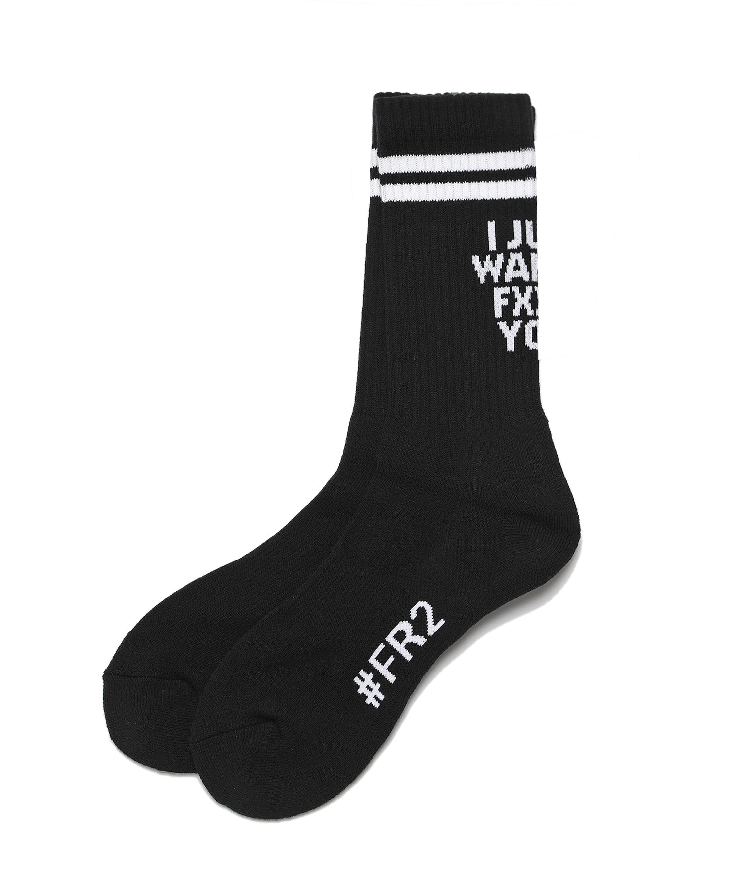 Message Socks Black