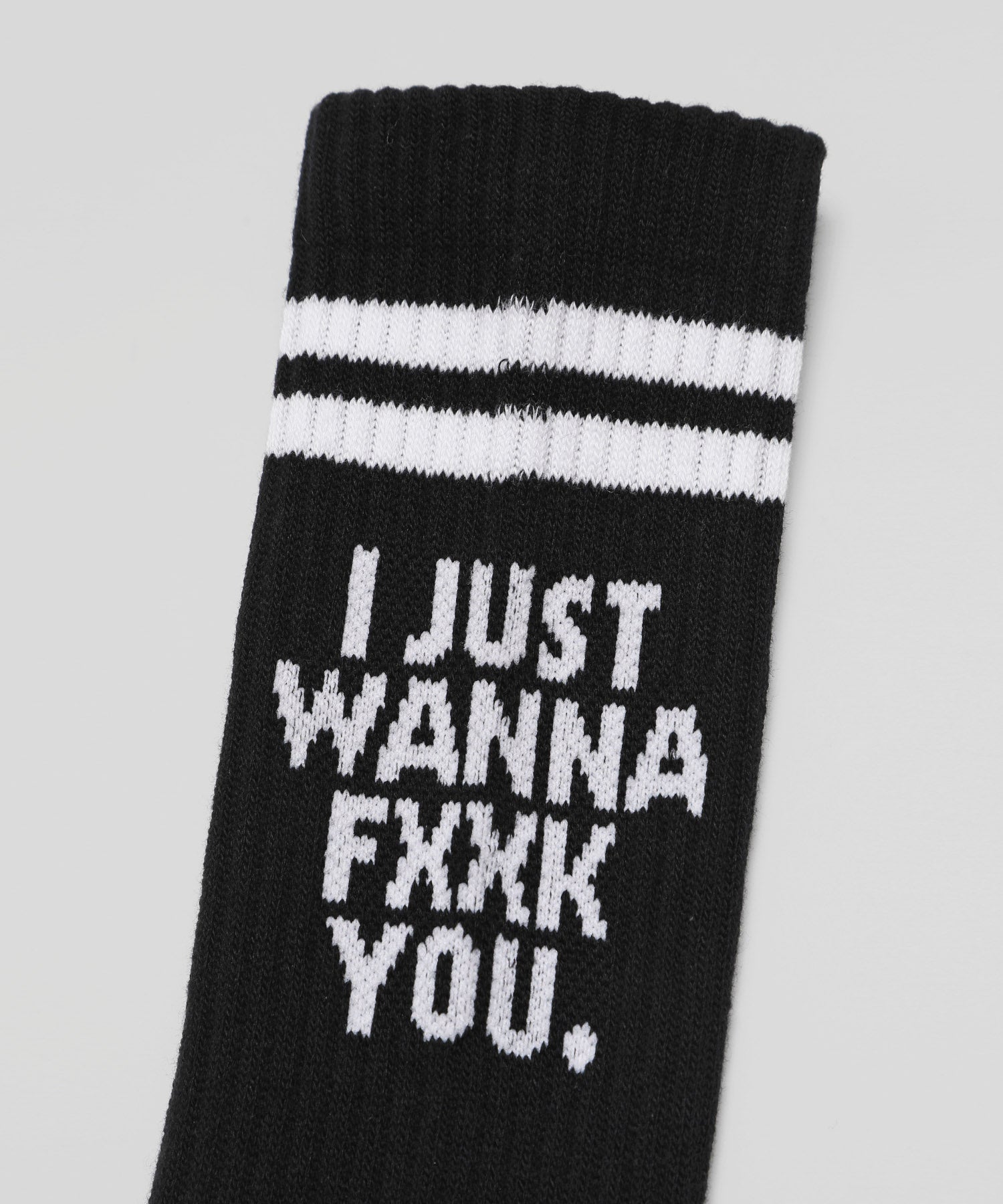 Message Socks Black