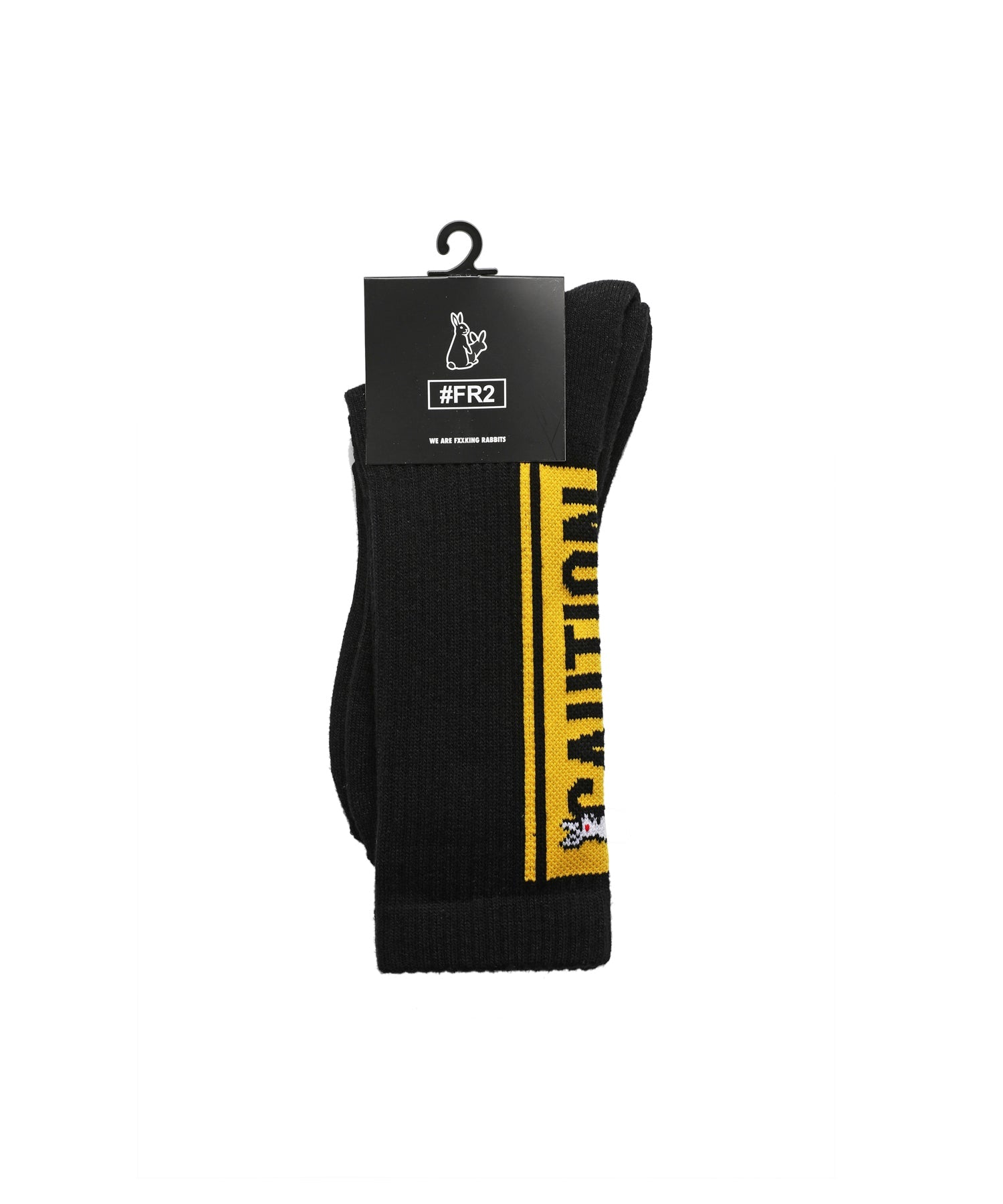 Veritcal Line Socks Black