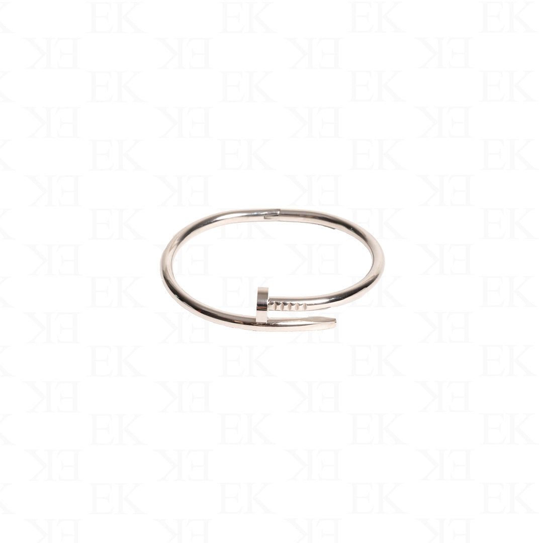 Nail Bracelet Silver