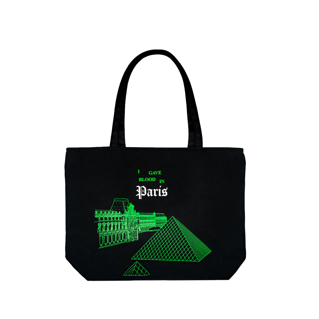 Blood Tote Bag Black