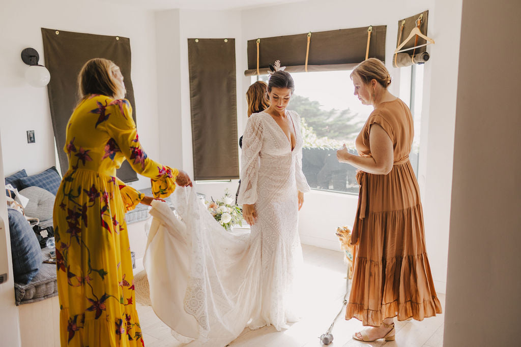 California beach wedding dress