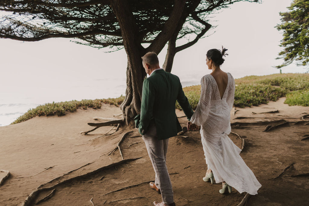 California cliff top Shamanic ceremony