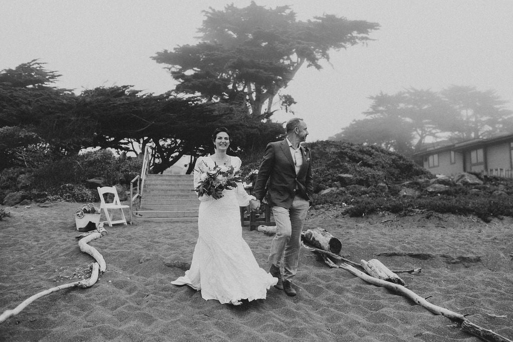 California wedding on a beach