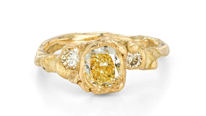 Sunshine Adakite Engagement Ring Yellow Diamond Emily_Nixon