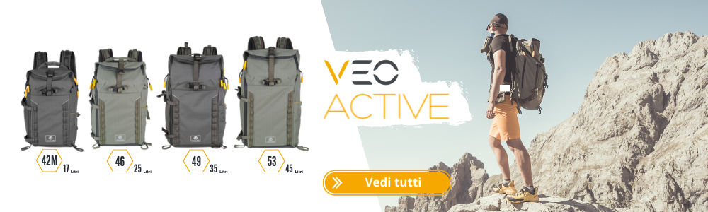 Zaini per outdoor e foto Veo Active