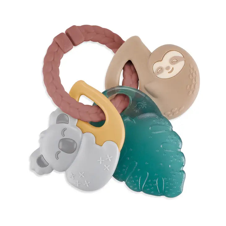 Itzy Ritzy - Tropical ITZY KEYS™ Texture RINGS-Teether + Rattle