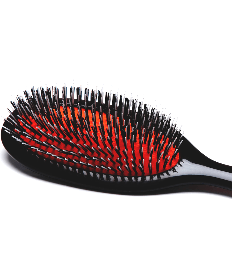 boar and nylon brush