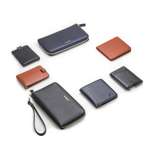 K2 leather wallets slim mens and womens