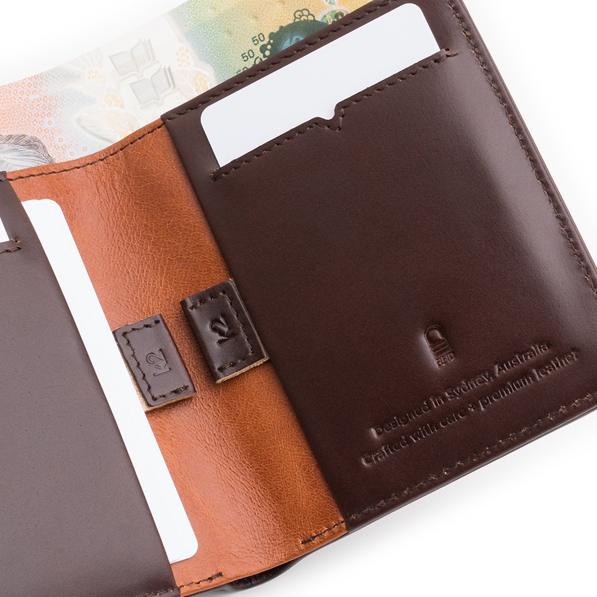 K2 Sublime pull tab full grain leather mens wallet