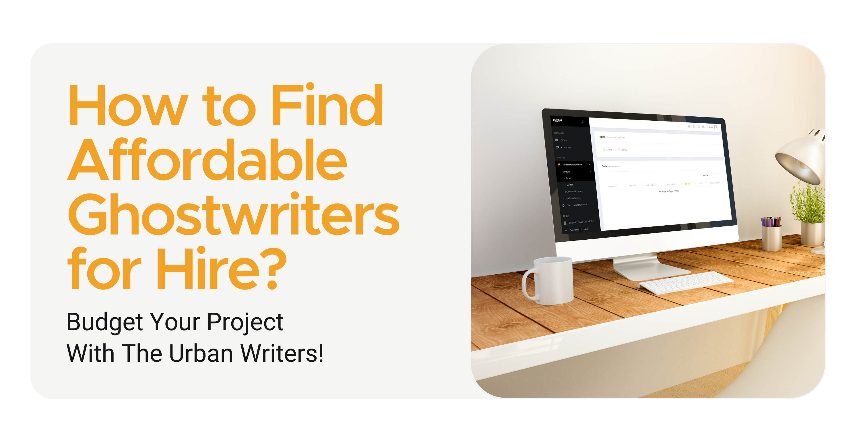 Ghostwriters for hire