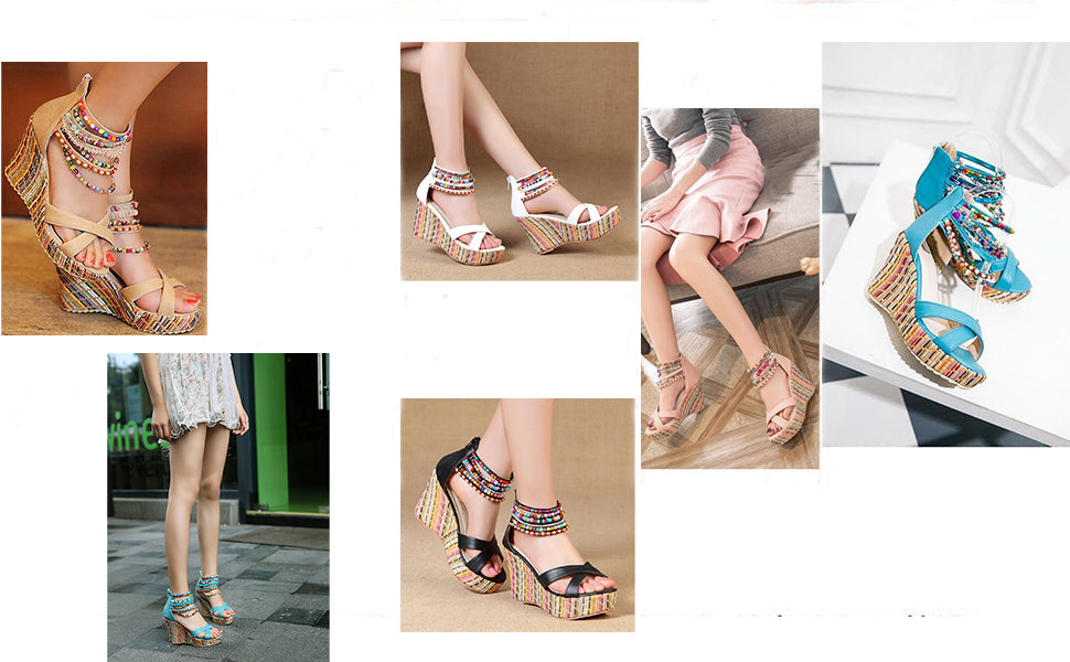 Colorful sandals for women and perfect for any occasion