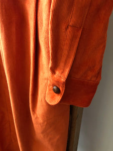 Cotton Corduroy Dress Coat